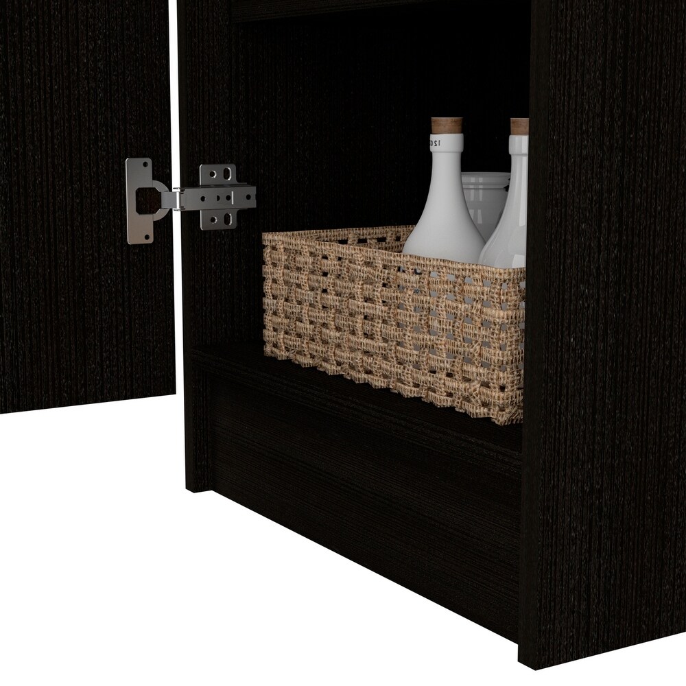 FM Furniture Miami Single Door Pantry  and Four Shelves
