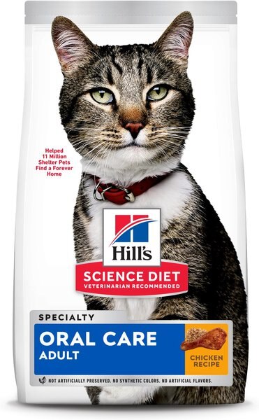 Hill's Science Diet Adult Oral Care Dry Cat Food