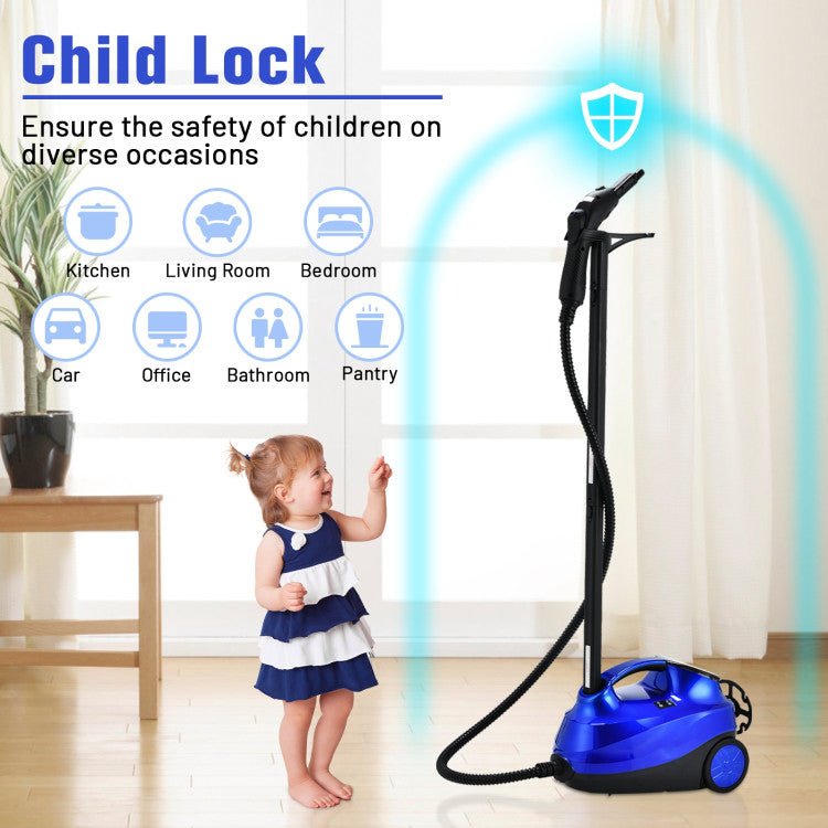 Powerful 2000W Multi-Purpose Steam Cleaner Mop W/ 19 Accessories