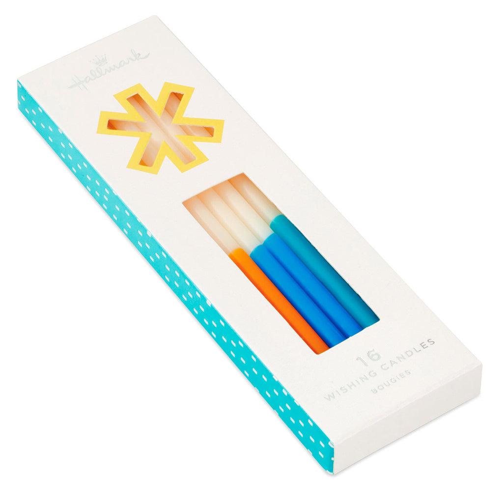 Hallmark  Two-Tone Tall Wishing Candles, Set of 16