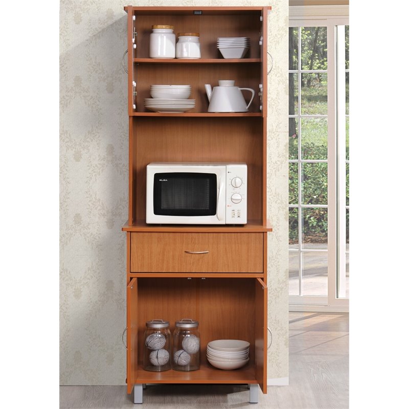 Pemberly Row Kitchen Cabinet in Cherry