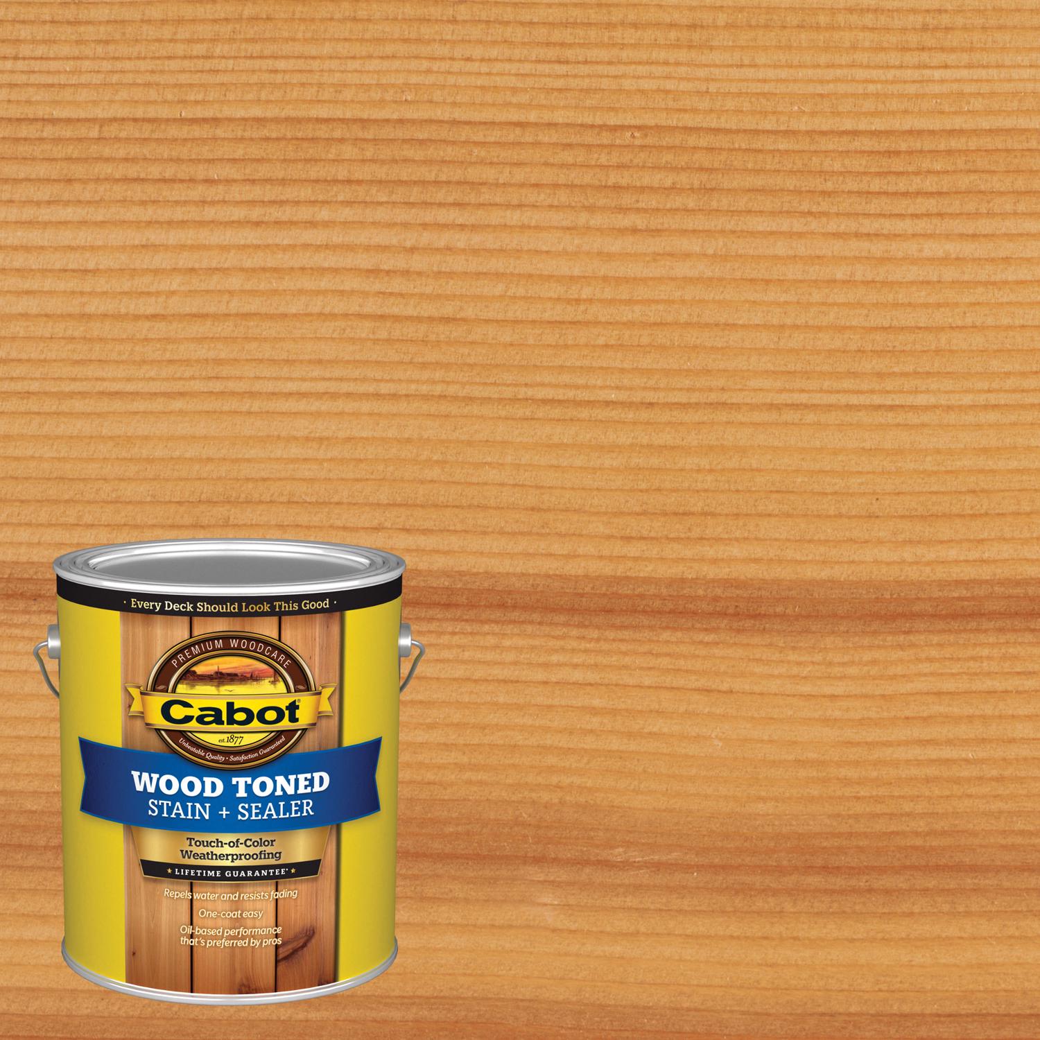 Cabot Wood Toned Transparent Natural Oil-Based Deck and Siding Stain 1 gal