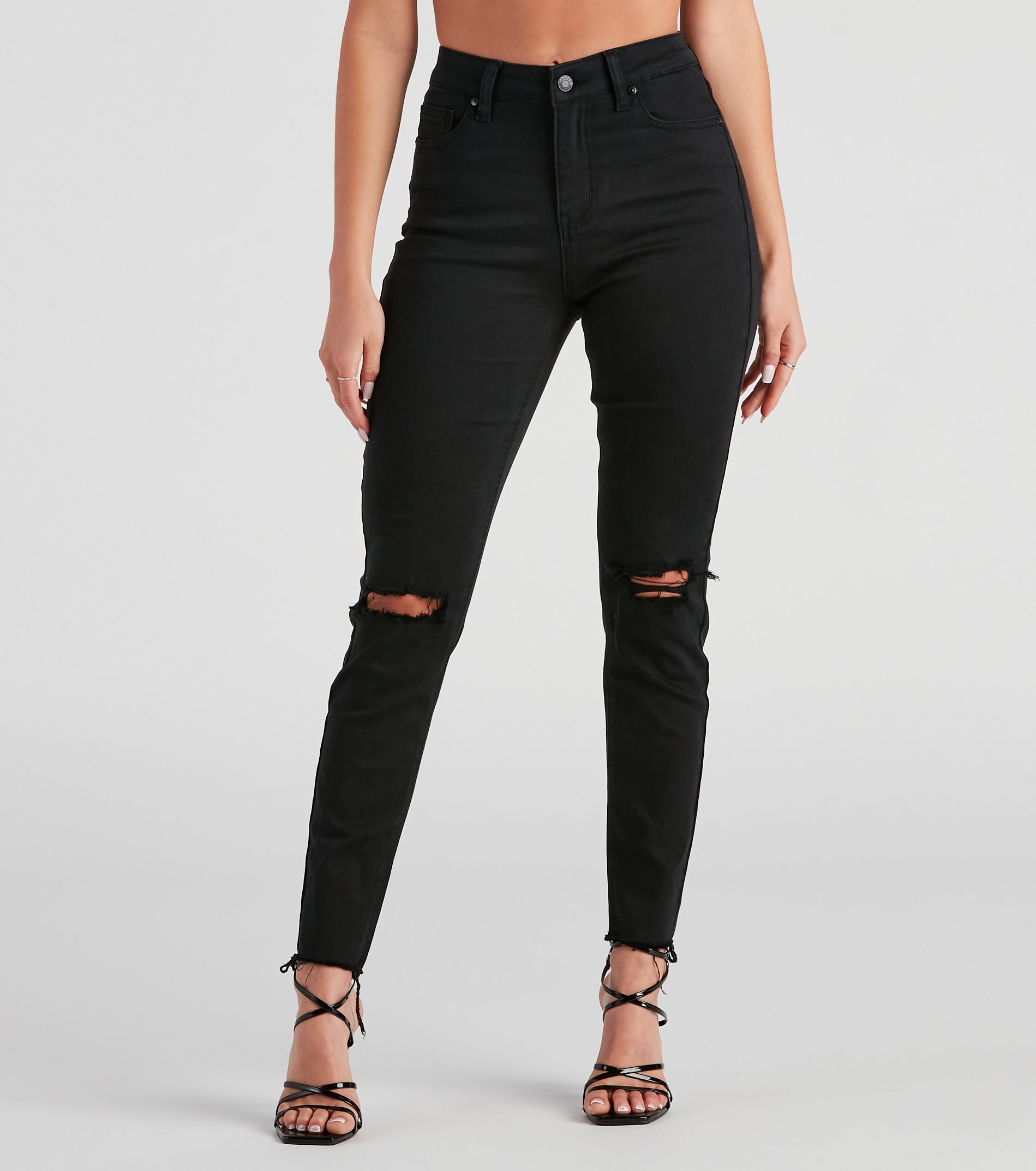 Taylor High-Rise Cropped Skinny Jeans by Windsor Denim