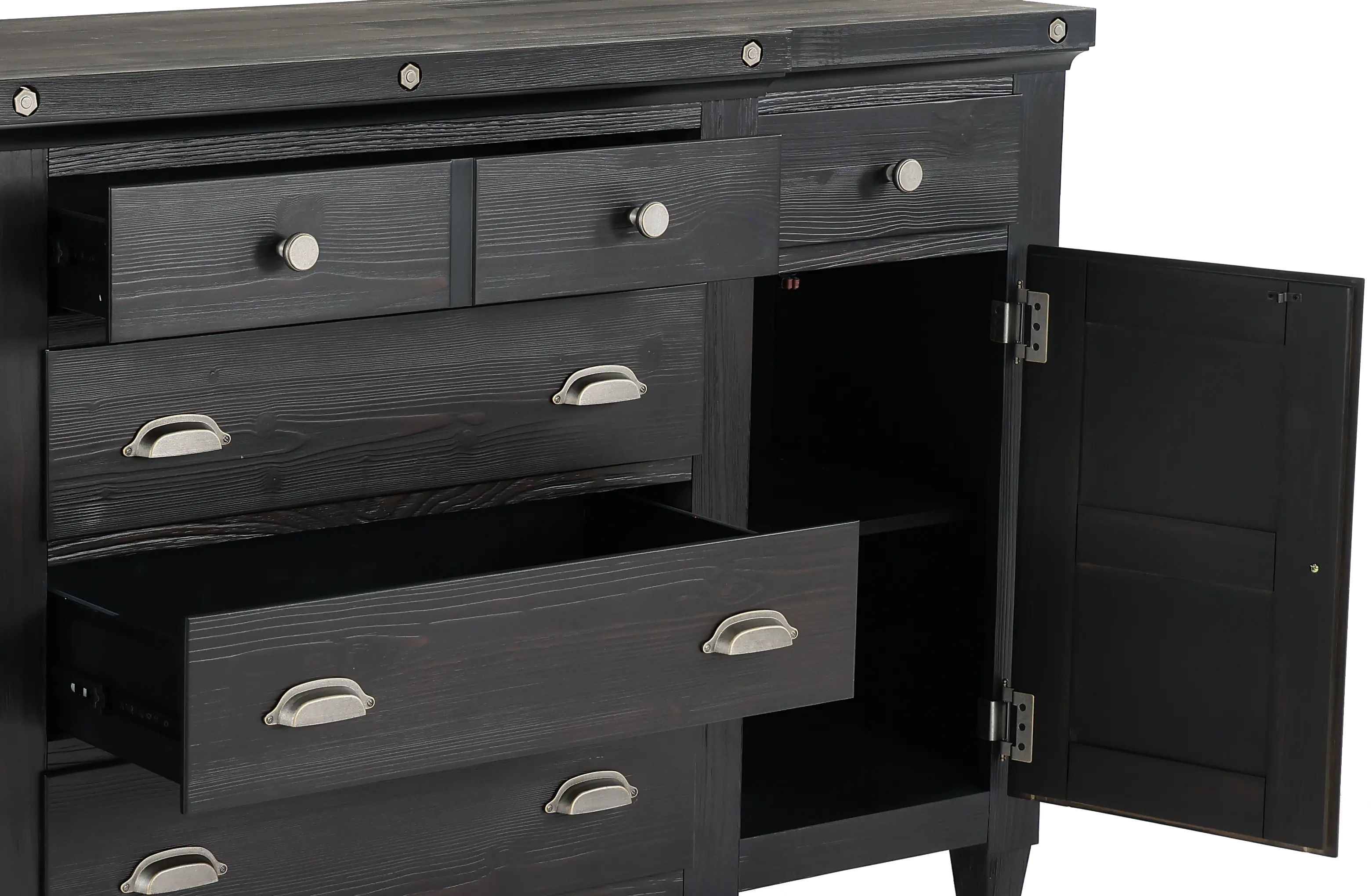 Sierra Obsidian Black Dresser