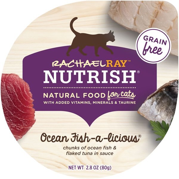 Rachael Ray Nutrish Ocean Fish-A-Licious Natural Grain-Free Wet Cat Food