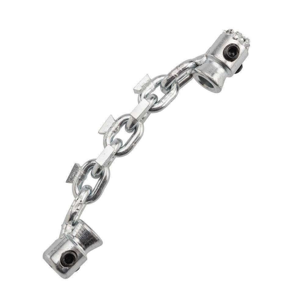 RIDGID FlexShaft Drain Cleaning 1-12 in. Single Carbide Tipped Chain Knocker and Head 1-14 to 1-12 in. Pipes 66568