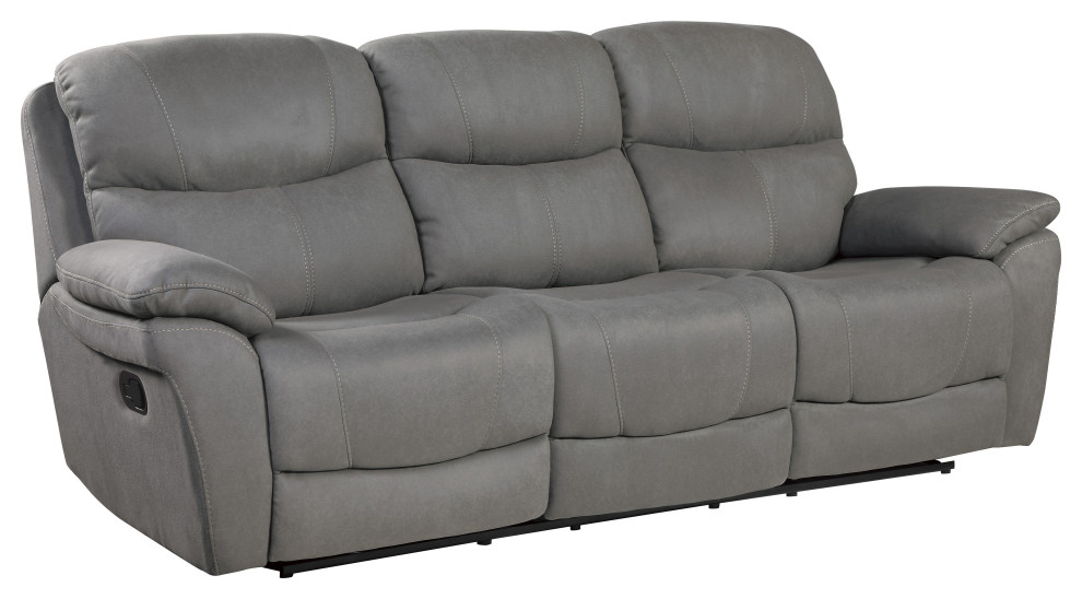 Dimitri Manual Recling Sofa Collection   Transitional   Sofas   by Lexicon Home  Houzz