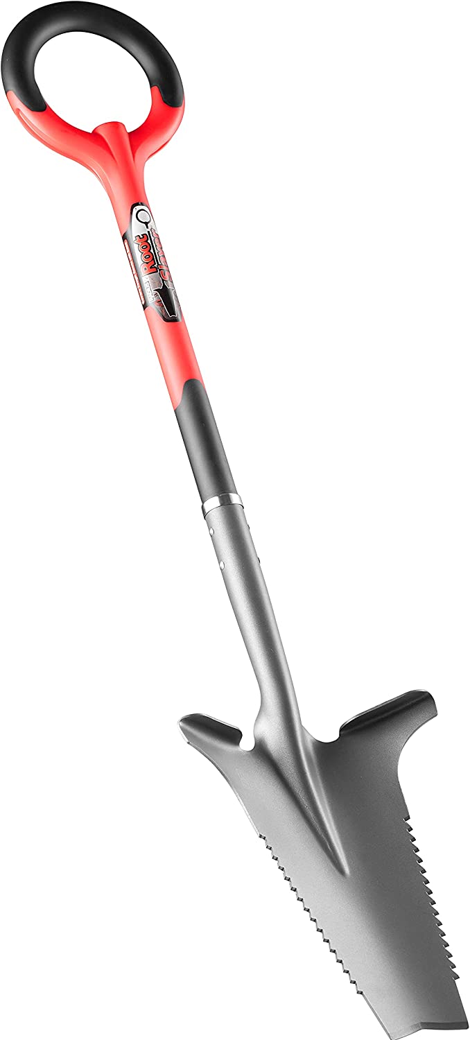 Radius Garden 22011 Root Slayer Shovel， Red