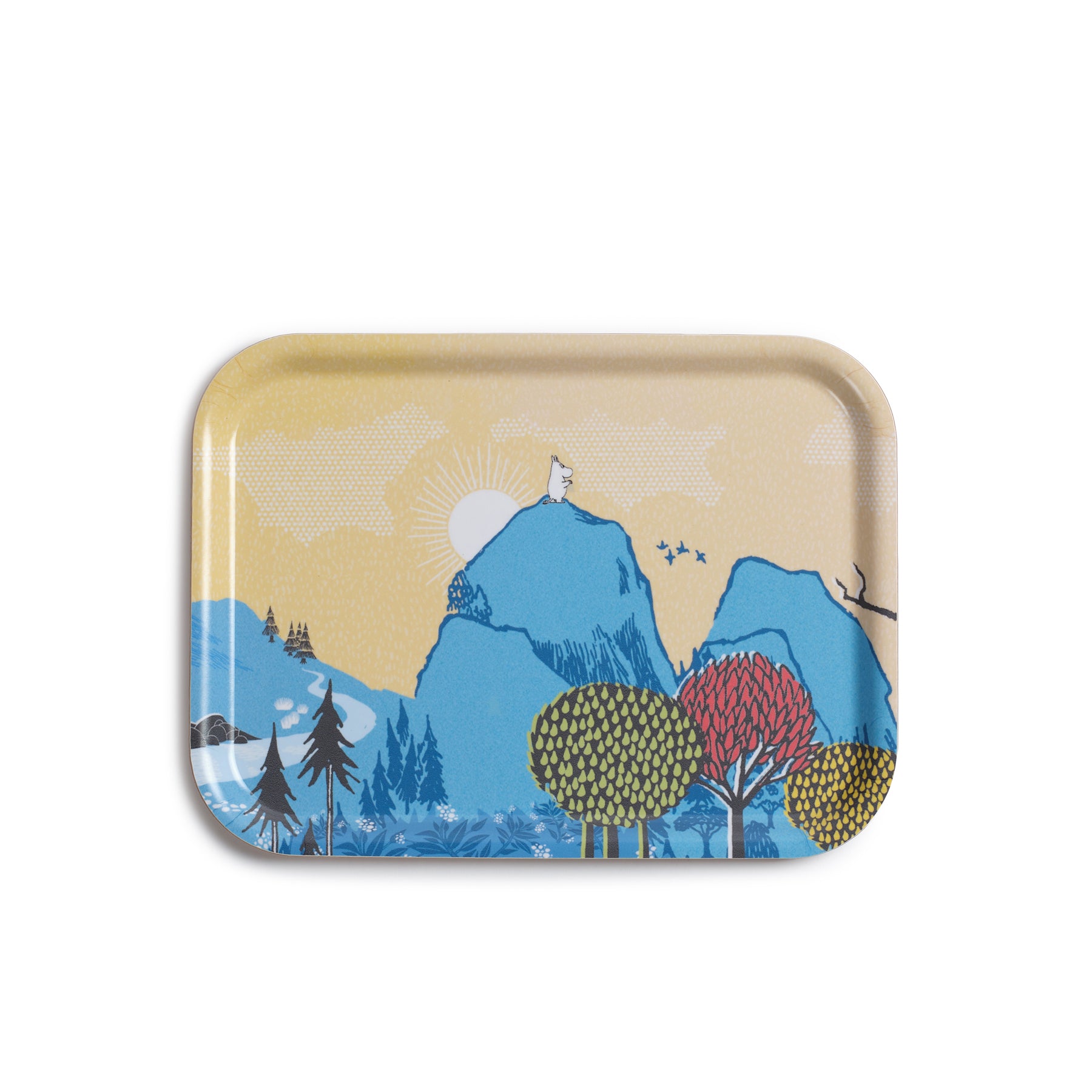 Moomin Treasure Hunting Blue Tray – Whimsical, Fun, and Delightfully Illustrated