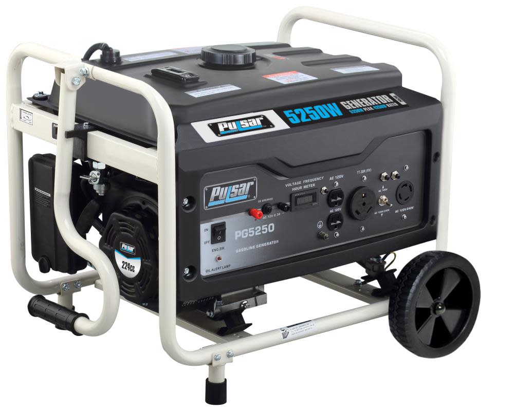 5，250/4，250-Watt Gasoline Powered Recoil Start Portable Generator with 224 cc Ducar Engine ;