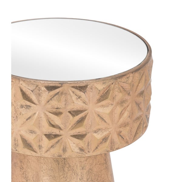 Aztec Side Table Gold