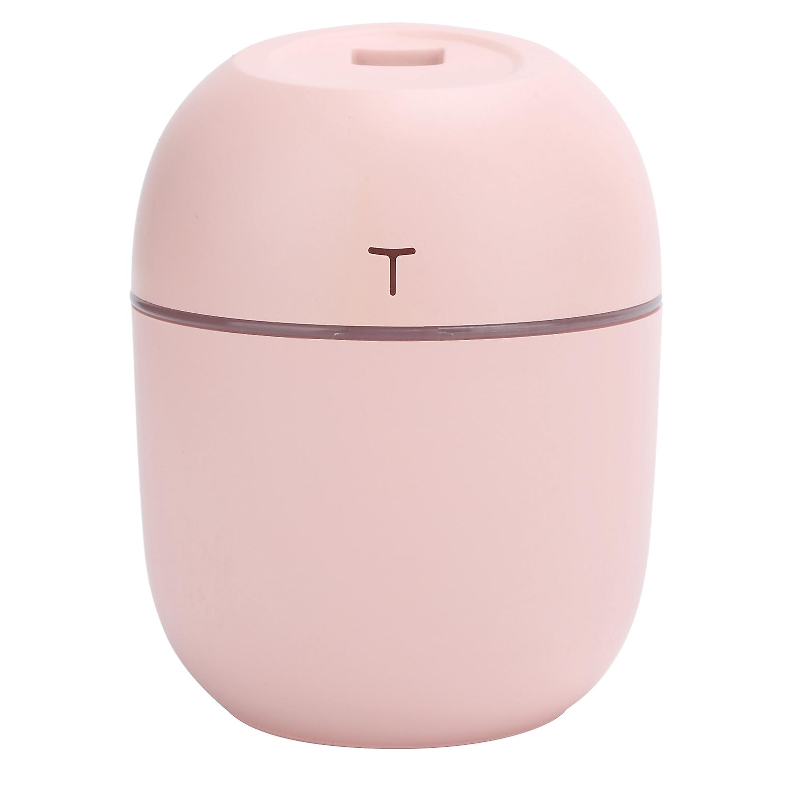 Mini Humidifier Portable DC5V USB Plug In Aroma Essential Oil Diffuser with LED Night Light(Rose )