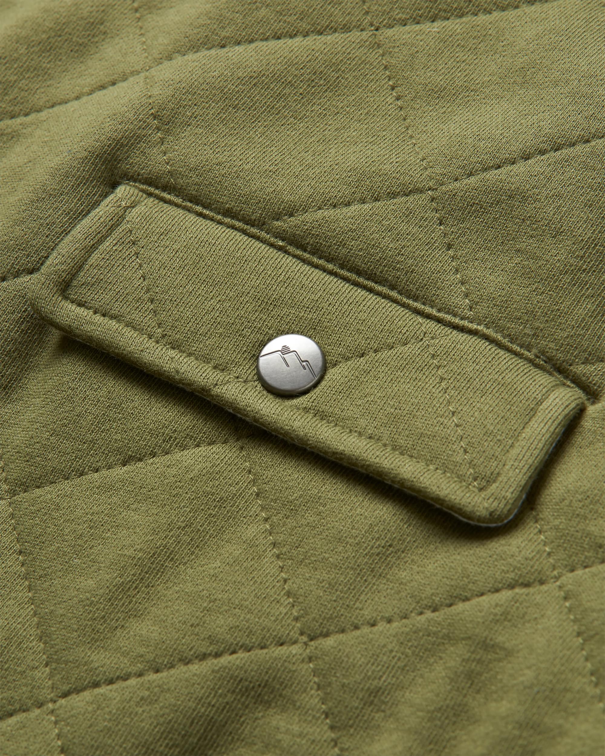 Fungi Quilted Sweatshirt - Khaki