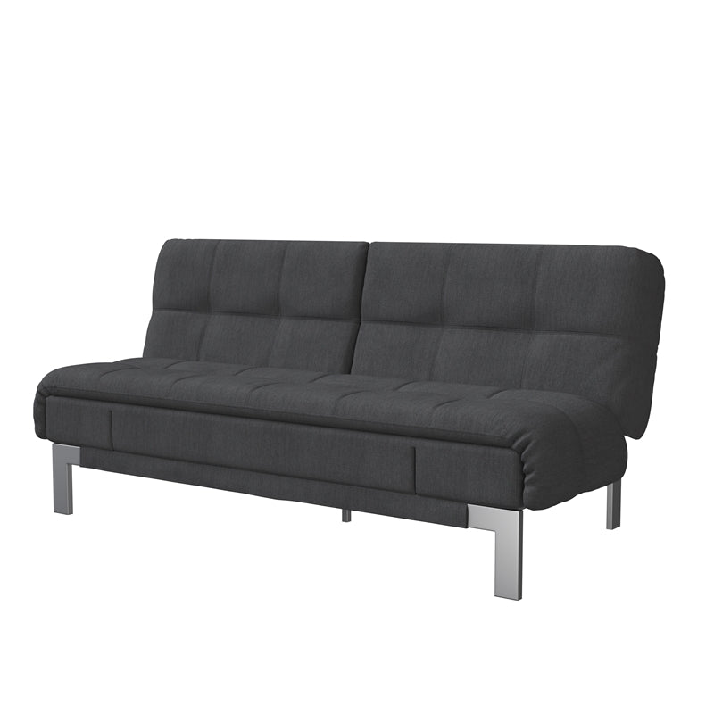 Relax-A-Lounger Winchester Sofa Convertible in Gray Fabric Upholstery