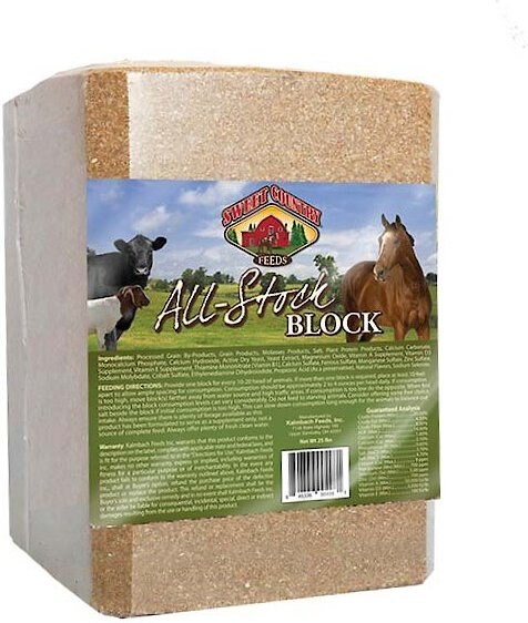 Sweet Country Feeds All Stock Block Farm Animal and Horse Supplement