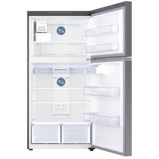  33 in. 21 cu. ft. Top Freezer Refrigerator with FlexZone and Ice Maker in Fingerprint-Resistant Stainless Steel RT21M6215SR