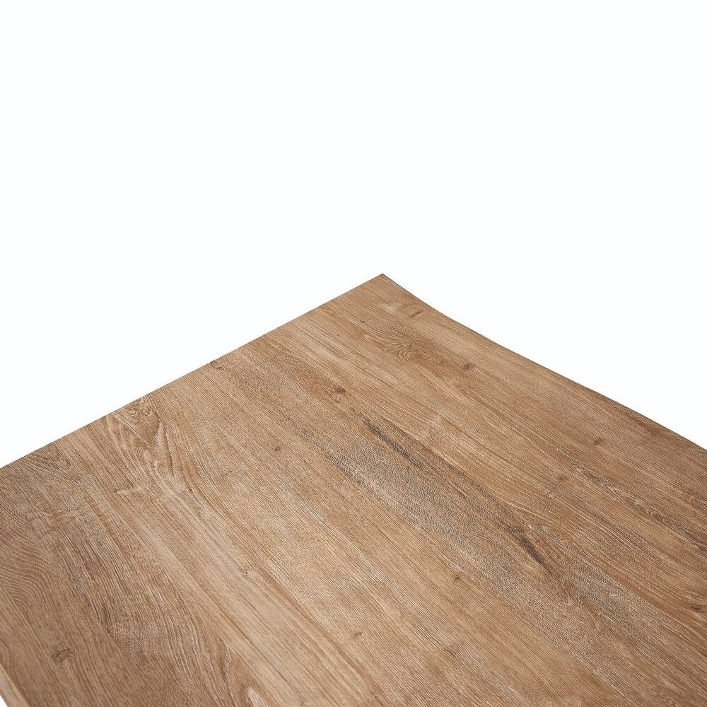 LeisureMod Ravenna Rectangular Wood 63\