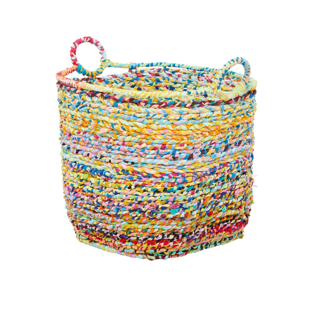 Cotton Bohemian Storage Basket