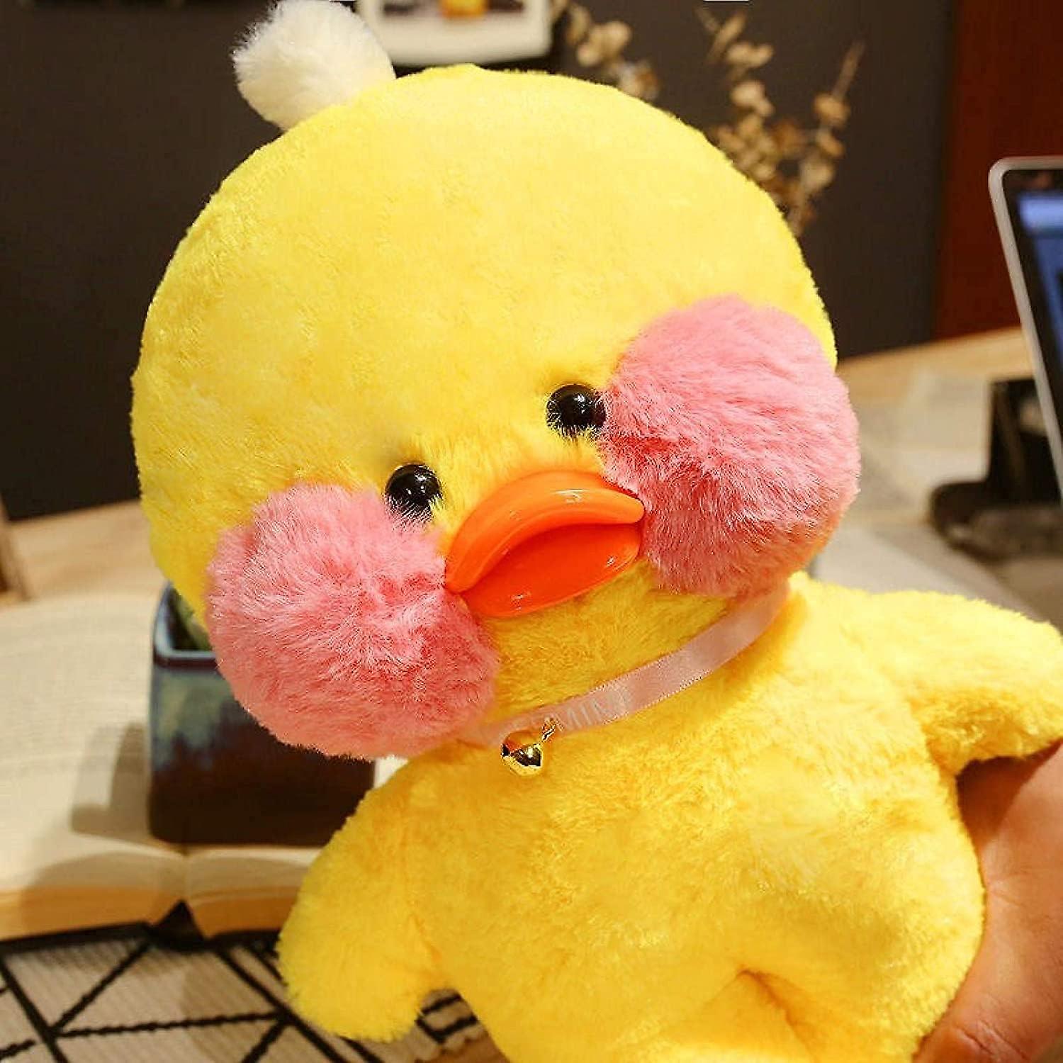 Yellow Duck Stuffed Animal Toy Soft Plush Toy For Kids Girls Diy Hugglable Plush Stuffed Toy With Cute Hat And Costume Best Gifts (12inch/30cm)