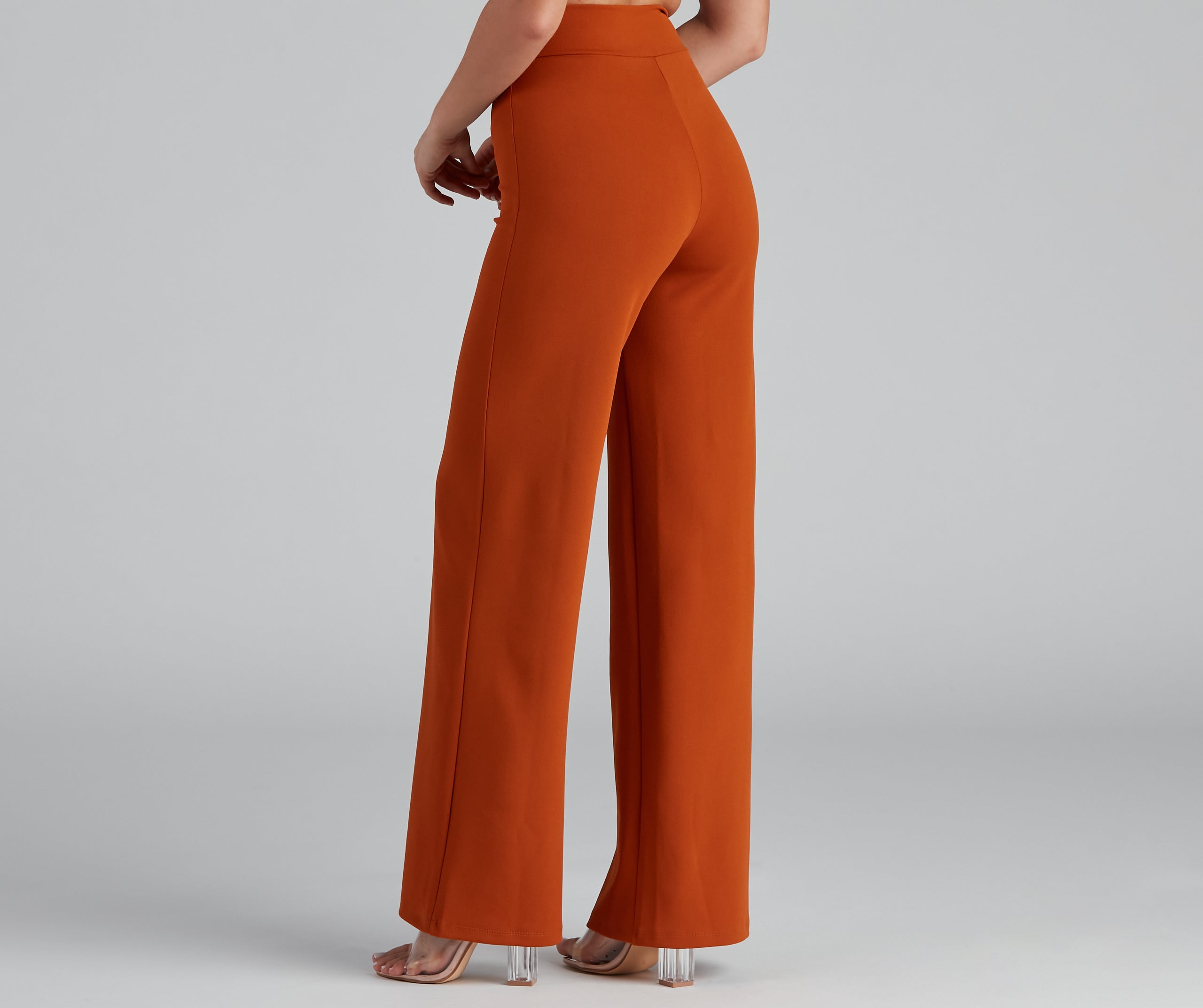 House Of Glam Belted Wide Leg Pants