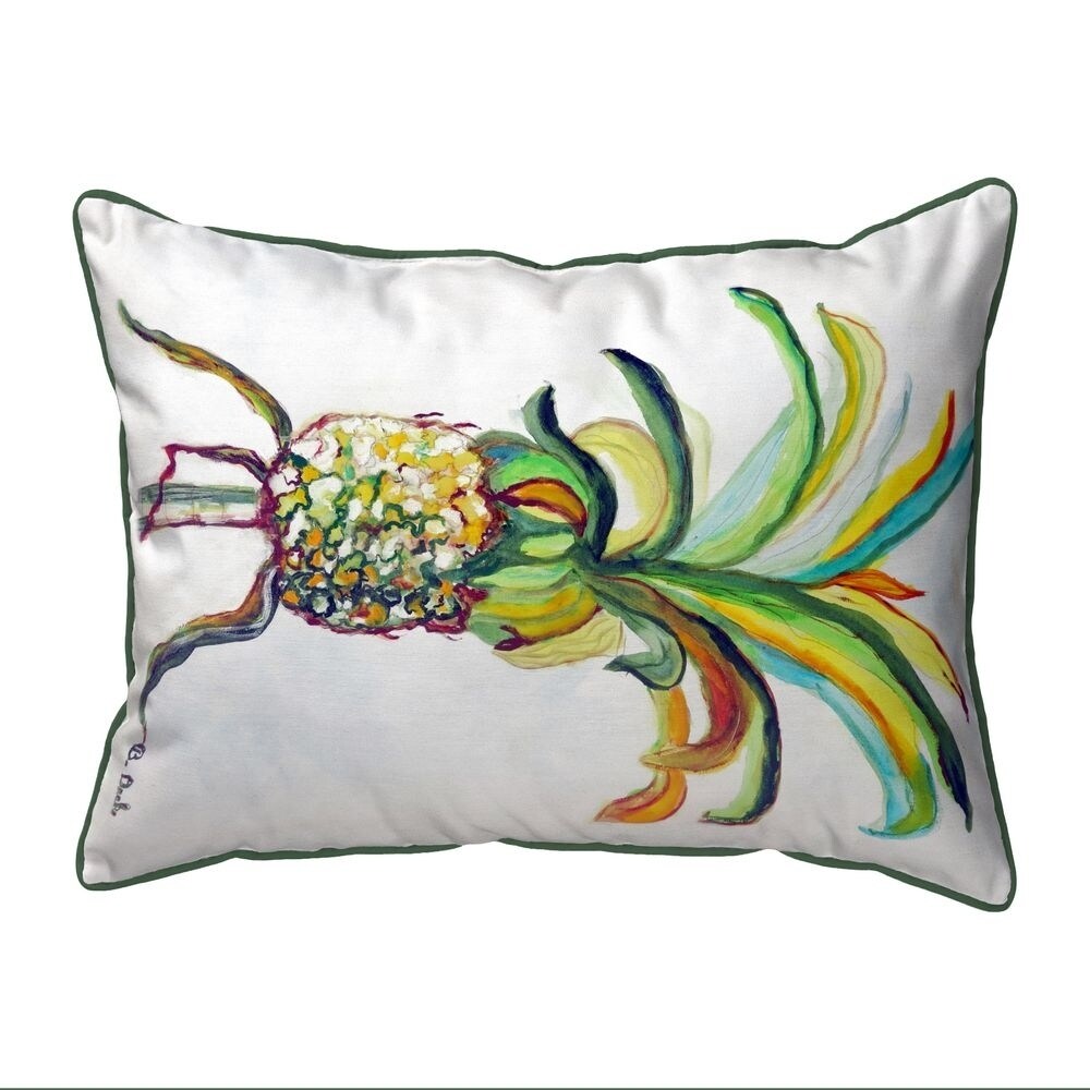 Colorful Pineapple Extra Large Zippered Indoor/Outdoor Pillow 20x24