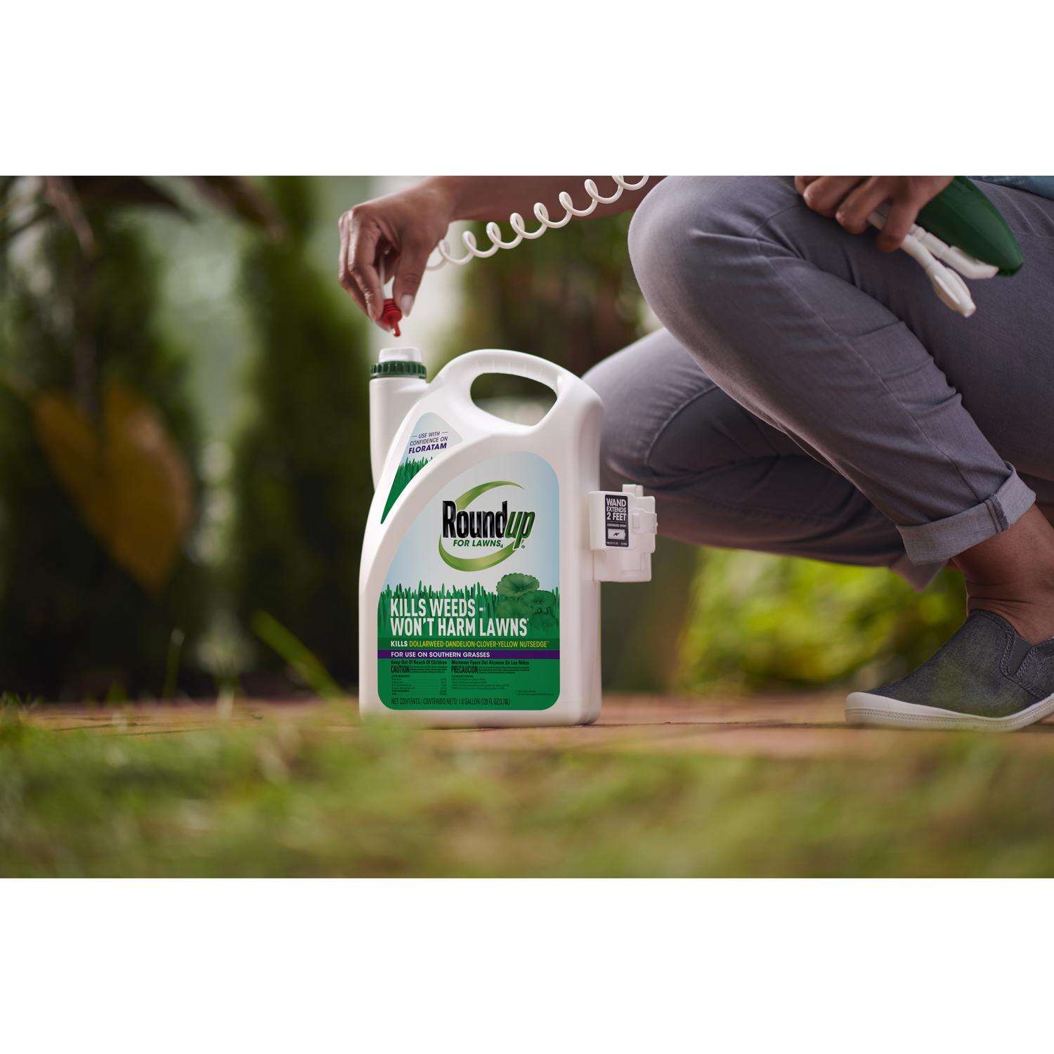 Roundup For Lawns4 Weed Killer RTU Liquid 1 gal