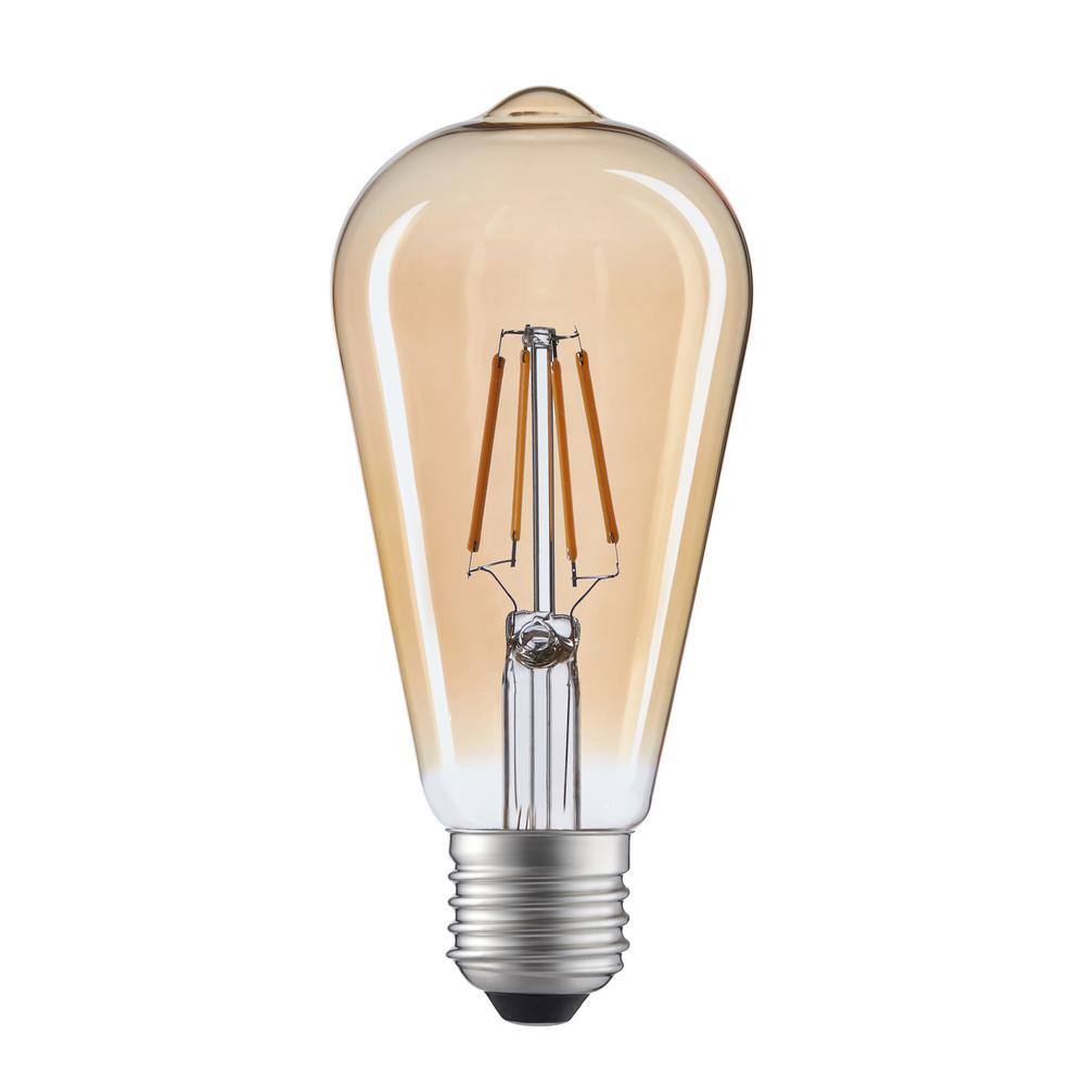 CWI Lighting 4-Watt ST19 Vintage Edison LED Light Bulb Warm White 2700K (Set of 10) ST19K2700W4-10