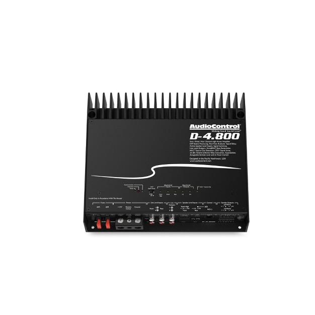 Audiocontrol D 4 800 High power 4 Channel Dsp Matrix Amplifier With Accubass