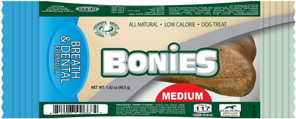 BONIES Breath and Dental Formula Medium Dental Dog Treat