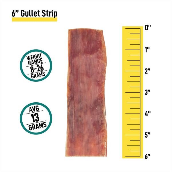 K9warehouse Gullet Flats 6-inch Beef Flavored Dog Chews， 12 count