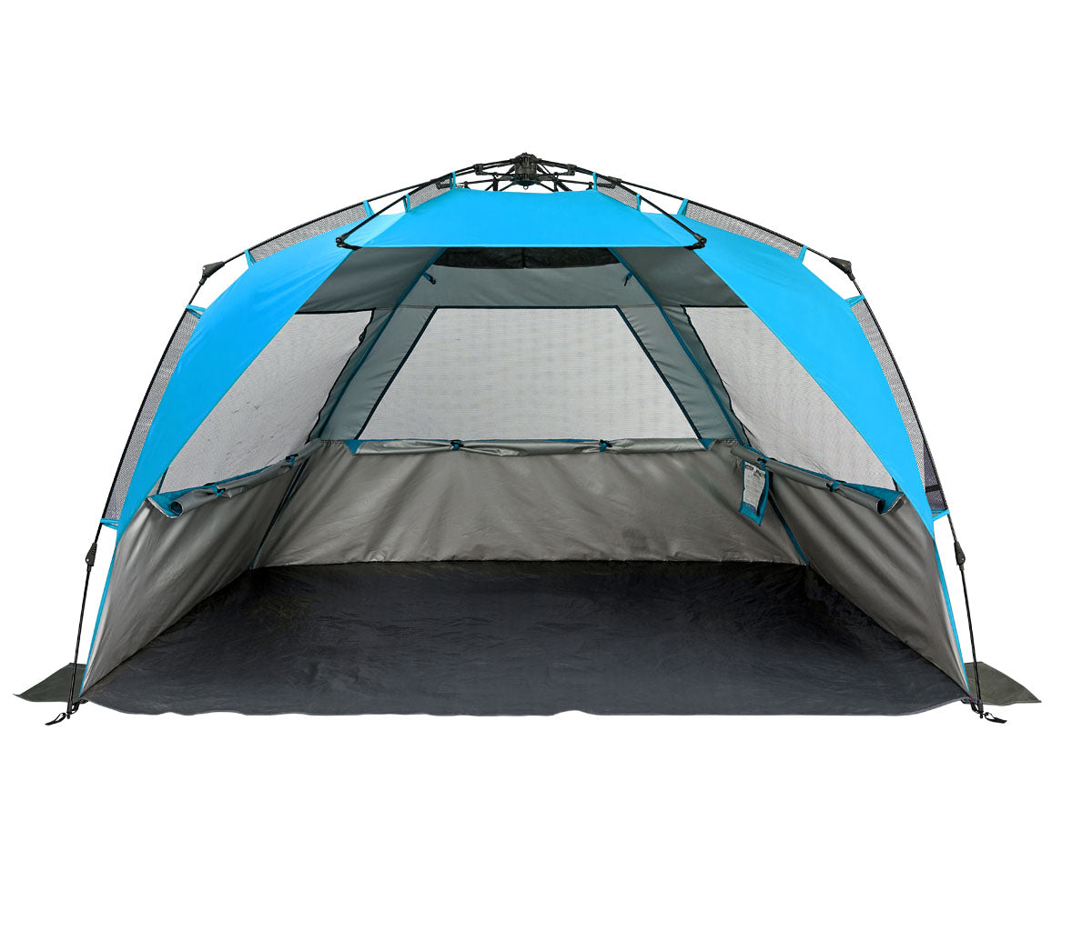 E-Z Up® Wedge Instant Shelter® Beach Tent， Blue Splash