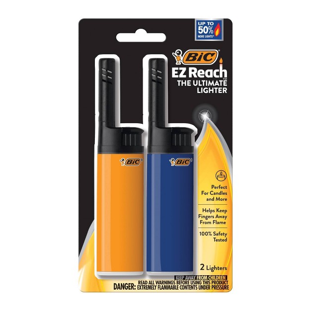 Bic Ez Reach 2pk Pocket Lighter 2ct