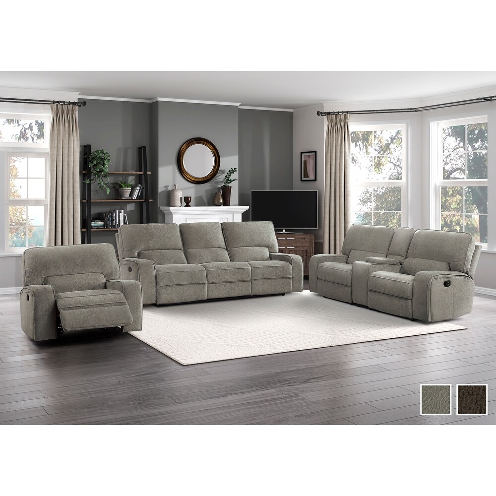 Eymard 3 Piece Reclining Living Room Set