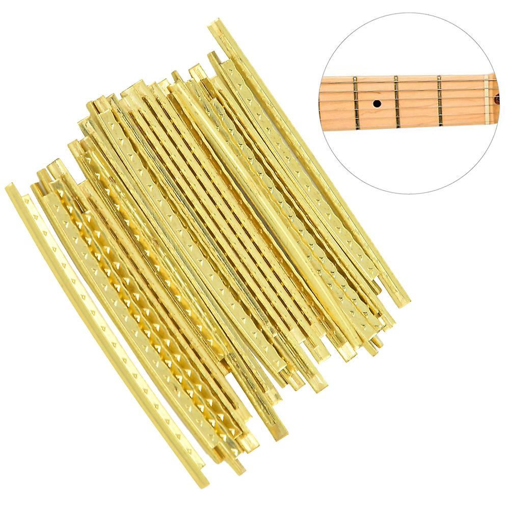 24pcs/set Electric Guitar Fret Wire Guitar Fingerboard Brass Fret Wire Width 2.7mm