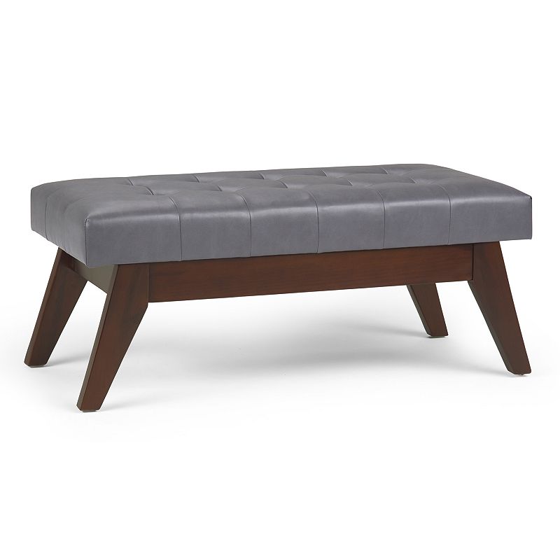 Simpli Home Draper Tufted Bench