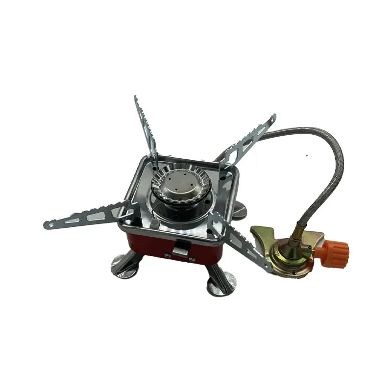 Hot Sale Mini Portable Windproof Camping Stove Gas Outdoor Stove Shield Steel Stainless Packing