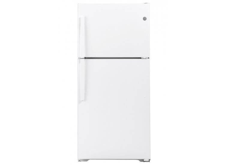 GE 19.2 Cu. Ft. White Garage Ready Top-Freezer Refrigerator