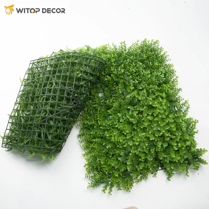 Factory Price Garden Supplies Vertical Faux Grass Wall Artificial Boxwood Hedge Wall Decor