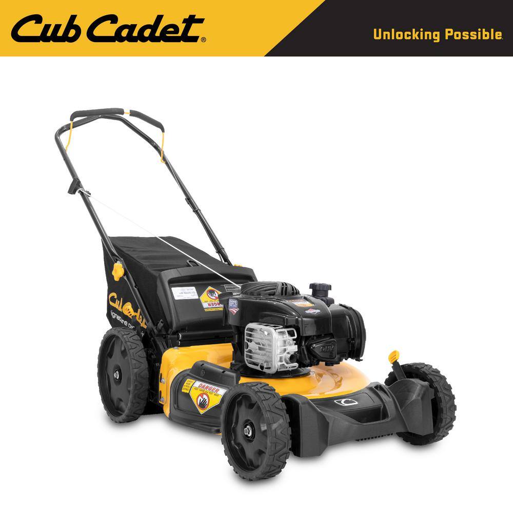 Cub Cadet SCP100 21 in. 140cc Briggs And Stratton Engine 3-in-1 Gas Walk Behind Push Lawn Mower