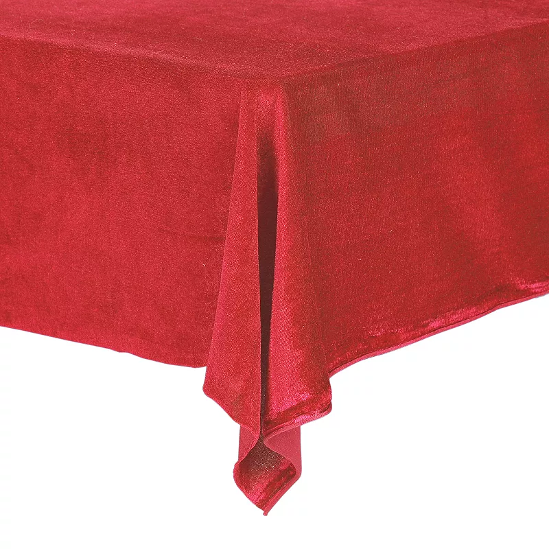 Rectangle Wrinkle Resistant Washable Polyester Table Cover 1 Pc， 63 X 110