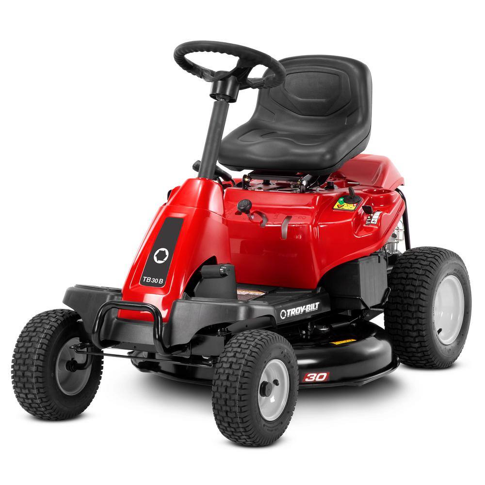 Troy-Bilt 30 in. 10.5 HP Briggs and Stratton Engine 6-Speed Manual Drive Gas Rear Engine Riding Mower with Mulch Kit Included TB30B