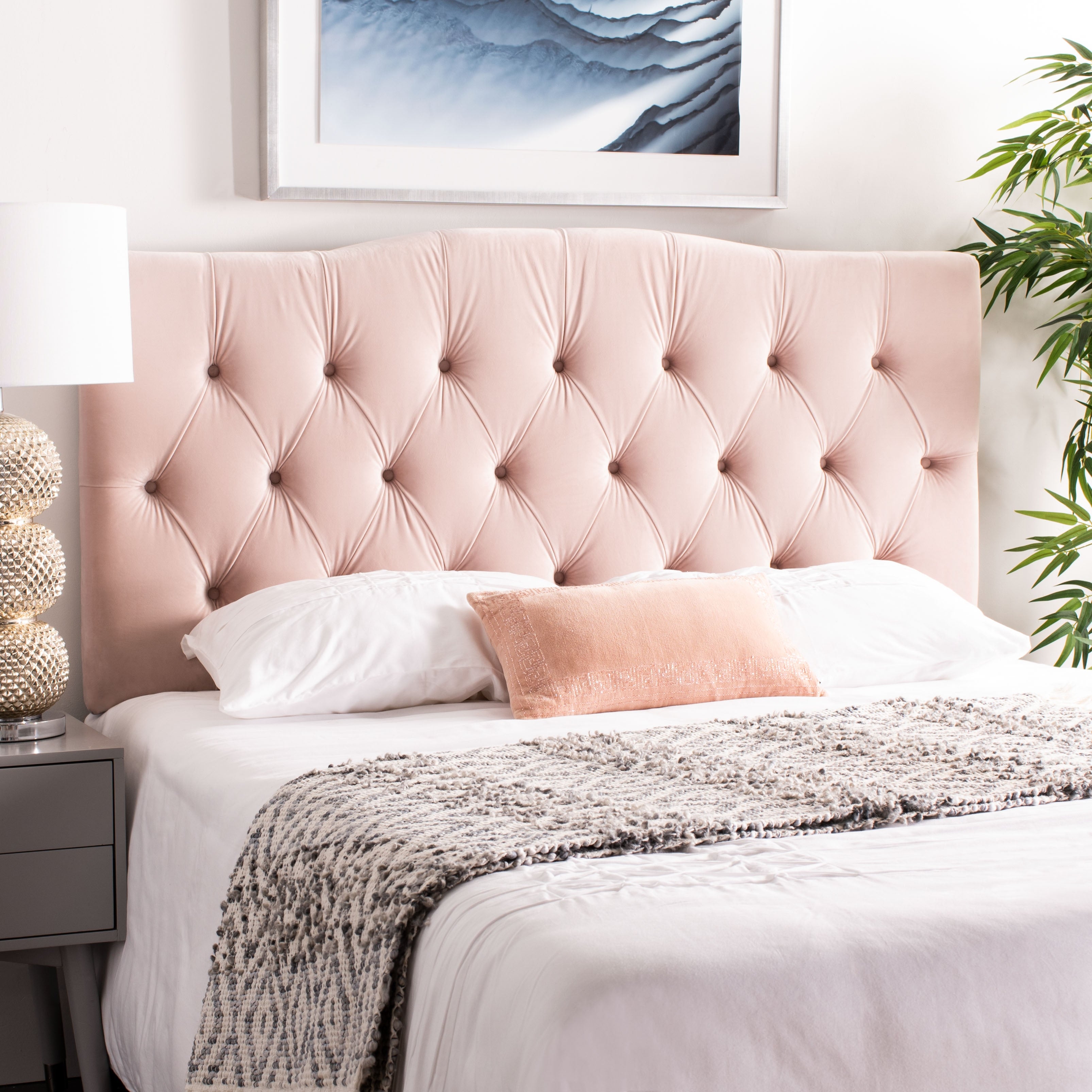 SAFAVIEH Axel Tufted Headboard - - 27743003