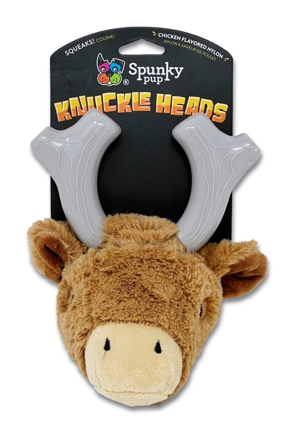 Spunky Pup Knuckleheads Deer Dog Toy