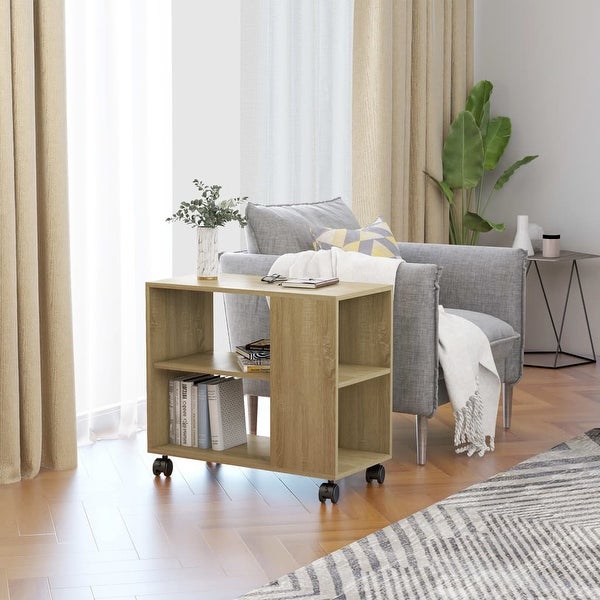 vidaXL Side Table Sonoma Oak 27.6