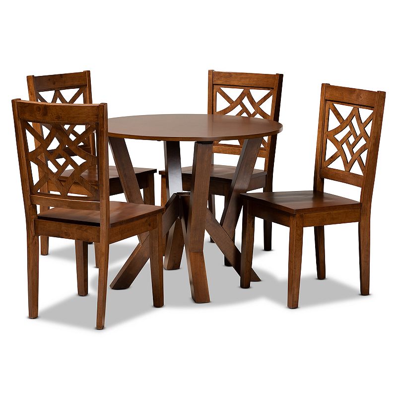 Baxton Studio Kaila Dining 5-piece Set