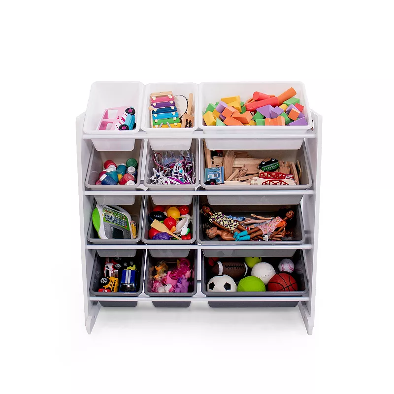 Humble Crew 12-Bin Organizer with Chalkboard Panel