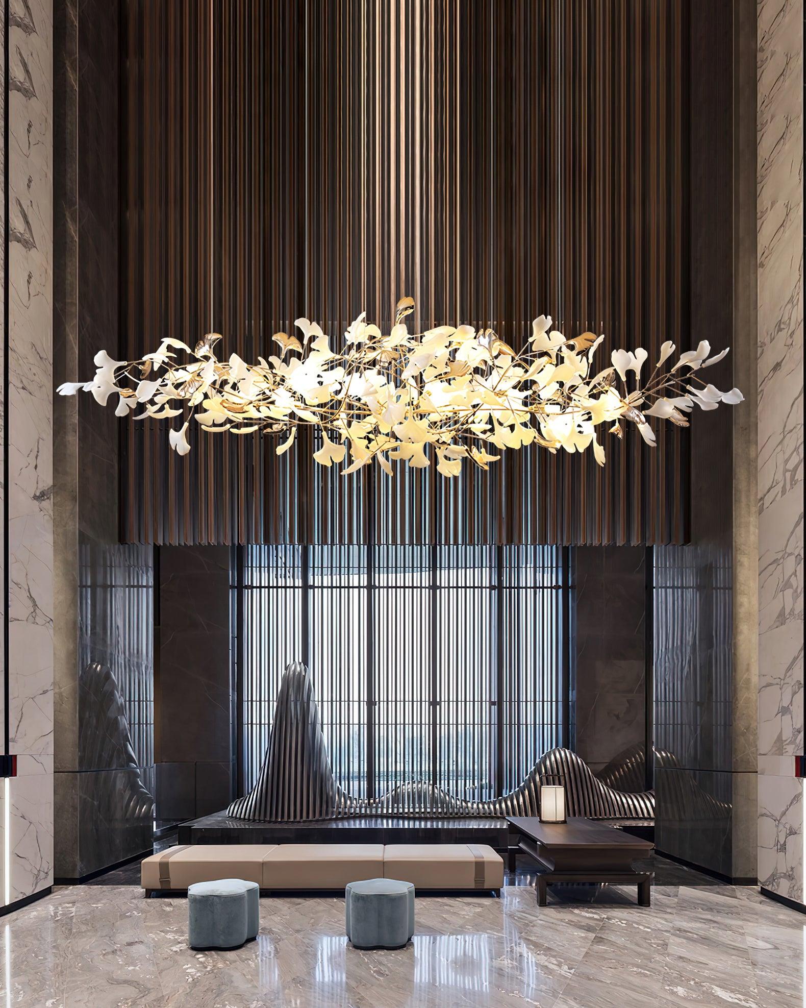 Ginkgo Cloud Chandelier