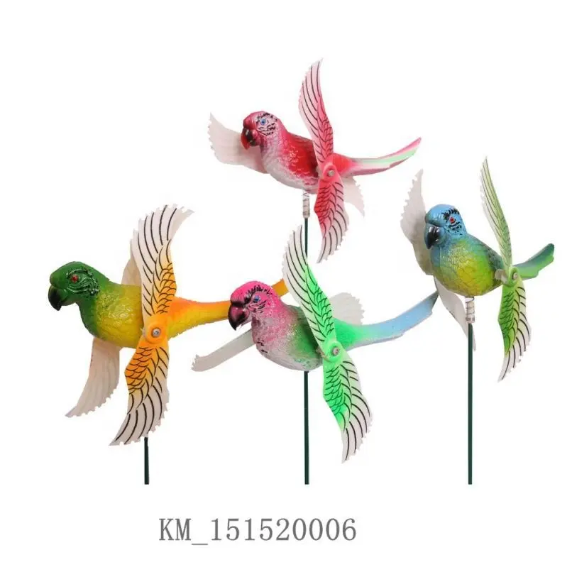 Osgoodway8 KM_151520006 Free Sample Garden Decking Plastic Parrots Moulin A Vent Yard Decor From China Manufacturer