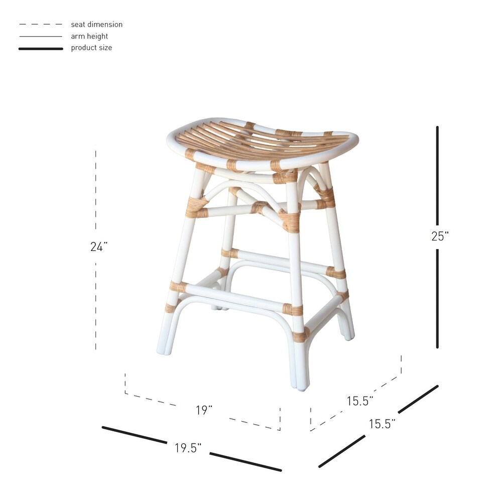 Damara Rattan Counter Stool