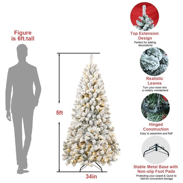 PVC Memory Wire Christmas Tree With Light